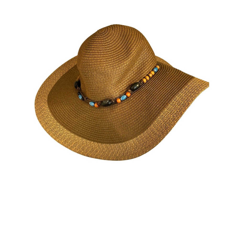 Vintage Sombreros Gonzalez Womens‎ Sun Hat Wide Brim Floppy Beach Derby